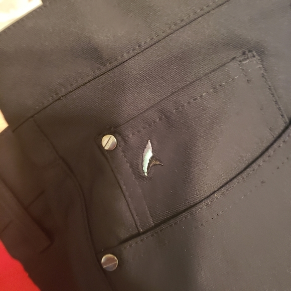 Pants Tech Performance Slim Fit Dark Blue TAILOR VINTAGE New Canaan (38X30) - Picture 3 of 10